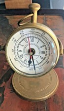 OROLOGIO MARINO VINTAGE DA TAVOLO DORATO OTTONE