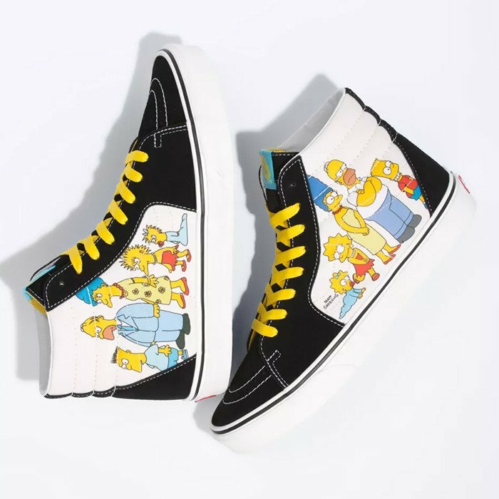 Vans x The Simpsons Sk8 Hi Simpsons 