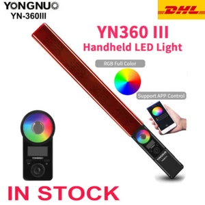YONGNUO YN360 YN360III LED RGB Light Handheld Stick Remote Control 3200K-5500K - Picture 1 of 11