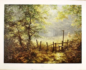 David Dipnall "Early July" landscape nature sunlight Brown Fine art print - Picture 1 of 2