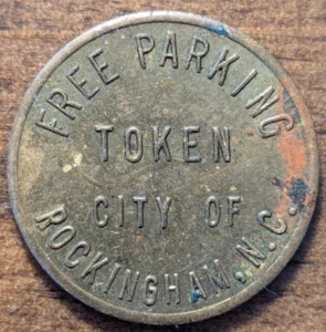 Ficha de parquímetro gratuita City of Rockingham, Carolina del Norte NC - Imagen 1 de 4