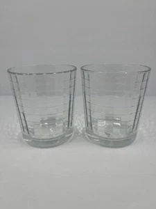 (2) Pasabahce Truthahn Optikblock durchsichtig Trinkbecher altmodische Trinkgläser - Bild 1 von 4