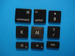 Apple Macbook Air 13" A1369 A1466 Black Individual Replacement keyboard key AC07 - Picture 1 of 4