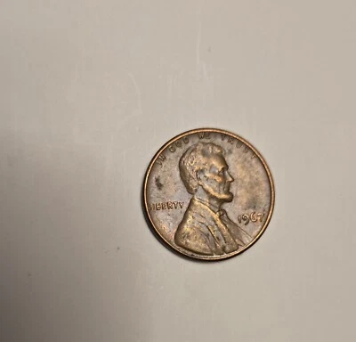 1967 penny no mint mark error - Image 1 of 2