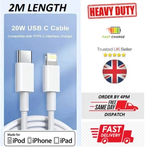 PD 20W USB C Typ C auf iPhone Schnell Ladekabel Kabel für iPad iPhone 14 13 - Bild 1 von 9