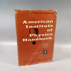 American Institute Of Physics Handbook First Edition 1957 Hardcover Book - Picture 1 of 13