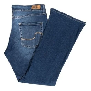 Signature Levi Strauss Modern Boot Cut Womens Jeans Size 32x30 Classic Blue Deni - Picture 1 of 5