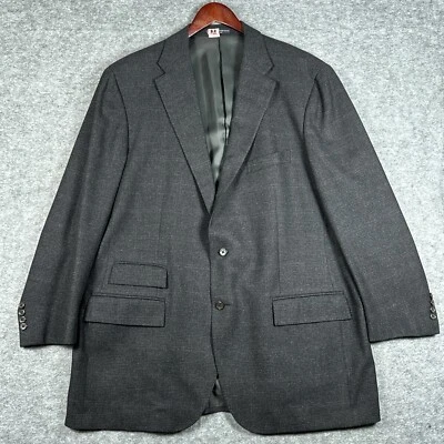 Vtg Polo Ralph Lauren Blazer Mens 48L Gray Cashmere Made In Italy Jacket - Image 1 of 4