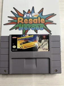 Lamborghini American Challenge - SNES Super Nintendo - Authentic Cartridge Only - Bild 1 von 2