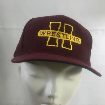 Boné de luta livre masculino tamanho único marrom verde Demiano Snapback Yupoong Serge - Imagem 1 de 4