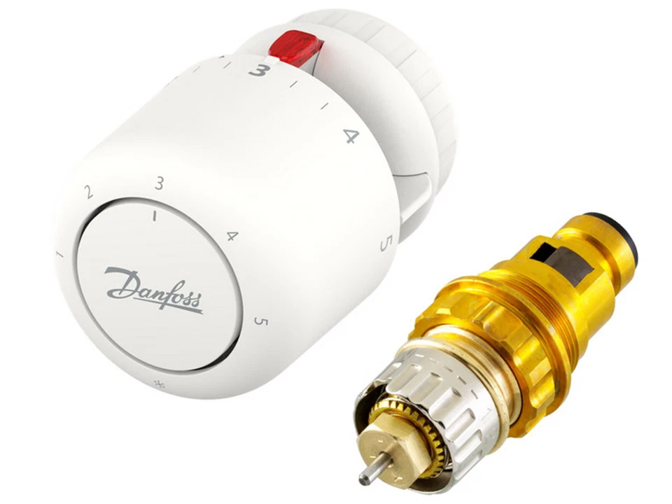 Danfoss Thermostatventil Umrüstset RAVL Ventileinsatz Thermostatkopf 015G5202 - Bild 1 von 1