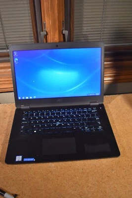 Dell Latitude E7470 Intel Core i5-6200U 8GB RAM 128GB SSD Windows 7 Pro 64-bit - Image 1 of 4
