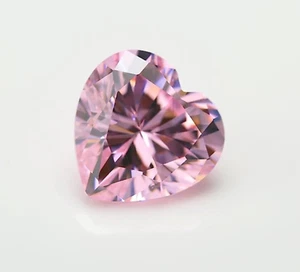 Cubic Zirconia Cuore Sfaccettato AAA CZ Pietre Sciolte 10 Colori (3x3mm - 15x15mm) - Foto 1 di 10
