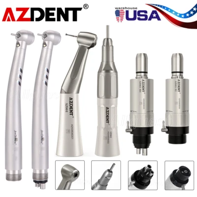 AZDENT Dental E-generator LED High Speed/Low Speed Handpiece Kit 2Hole/4Hole - Image 1 of 3