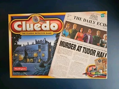 Cluedo Washingtons Board Game SEE SAS READ  - Image 1 of 4