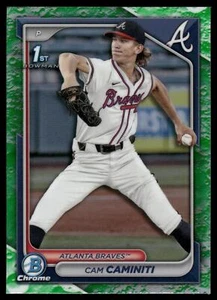 2024 Bowman Draft CAM CAMINITI CHROME LUNAR GLOW REFRACTOR #BDC-20 - Picture 1 of 2