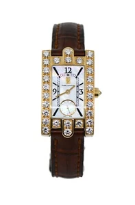 Harry Winston Avenue C Diamond 18K Yellow Gold Watch 310LQG - Picture 1 of 3