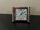 BEAUTIFUL TIFFANY & CO. TRAVEL ALARM CLOCK BY PALOMA PICASSO, W CASE