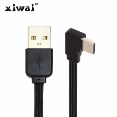 xiwai 13cm USB 2.0 Type-A Male to USB-C Type-C Left Right Data Flat FPC Cable - Image 1 of 4
