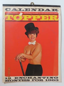 1963 Topper Pinup topless Centerfold calendar - excellent condition - rare HTF - Picture 1 of 17