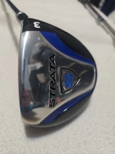 NICE STRATA FAIRWAY 3 WOOD 15.5 DEGREE LOFT REGULAR FLEX STEEL SHAFT BY CALLAWAY - Picture 1 of 13