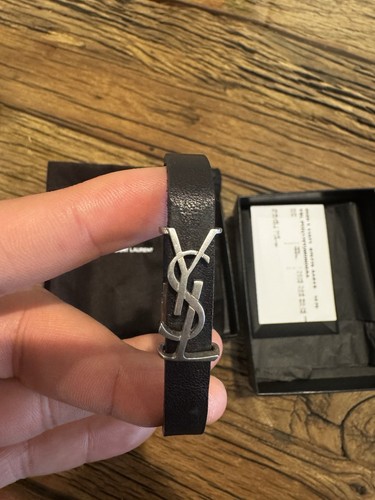 SAINT LAURENT (YSL) Bracciale in pelle SAINT LAURENT Cassandre