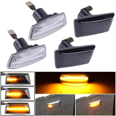NEW Led Side Marker Singal Light For Opel Astra H Zafira B Corsa D Dynamic Smoky - Imagem 1 de 4