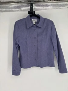 Blazer donna Pendleton 100% lana vergine con bottoni taglia 8, viola blusash - Foto 1 di 10