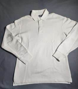 Suéter H&M Para Hombres XS Calce Relajado Marfil Manga Larga 1/4 Botones Cuello Sudadera - Imagen 1 de 16