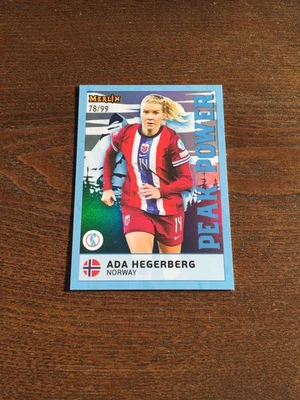 2025 Topps Merlin UEFA Women's Euro Ada Hegerberg Blue /99 Norway Olympique Lyon - Image 1 of 2
