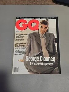 1995 MARCH GQ MAGAZINE - GEORGE CLOONEY - B 2652 - Picture 1 of 1