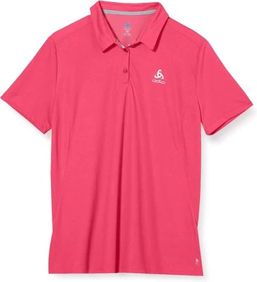 Odlo Mujer Polo Camiseta S/S F-Dry, Rosa Remolacha, S Foto 1 de 4