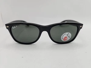 NEU Ray-Ban RB2132 901/58 55-18 145 3P eckige Unisex Sonnenbrille - schwarz/grün - Bild 1 von 10