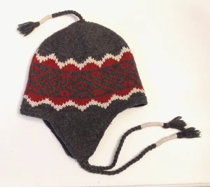 Eddie Bauer Wollmischung Trappermütze Ohrenklappen Fleece gefüttert Beanie Winter Skimütze - Bild 1 von 5