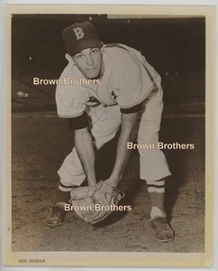 Vintage 1950s Red Sox Baseball Shortstop Don Buddin AUTOGRAPHED SIGNED Photo - Picture 1 of 3
