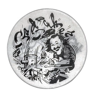 Vintage Gallagher Lenticular Moving Image Pin-Back Button  - Picture 1 of 3