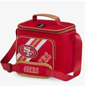 San Francisco 49ers NFL Lunch Pail Square Insulated Cooler 9 Can NWT - Picture 1 of 6