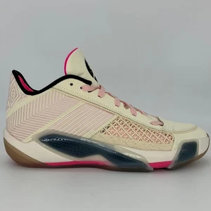 New JORDAN 38 Basketball Shoes Mens 10 Pink White Beige Coconut Milk FD2326-100 - Picture 1 of 13