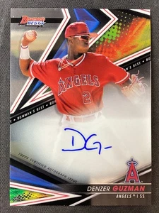 2022 Bowman's Best #B22-DG Denzer Guzman Los Angeles Angels ON CARD AUTO - Foto 1 di 2