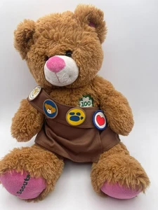 Build a Bear Girl Scout Oso de Peluche 100 Años Oso Brownie Faja Skort - Imagen 1 de 5