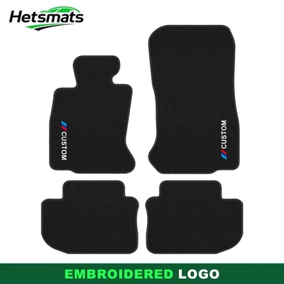 For BMW M6 F06 2012-2018 Custom Black Velour Carpet Car Floor Mats Liners - Imagem 1 de 4