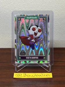 2025 Topps Chrome VeeFriends - Vibe’n Vampire Raywave Refractor 005/199 ¡Nuevo! - Imagen 1 de 4