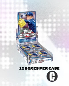 2025 Topps Chrome® Baseball - Hobby Box - Sealed Case ( 12 boxs ) - Imagen 1 de 1