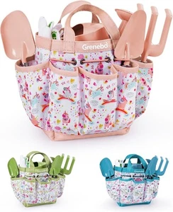 Kids Gardening Set Toys, Quality Garden Tool Kit for and C-pink - Picture 1 of 6