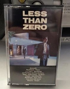 Less Than Zero Soundtrack Cassette 1987 L.L. Cool J Danzig Roy Orbison - Tested - Picture 1 of 11