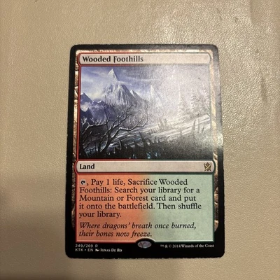 Wooded Foothills - Khans of Tarkir - Rare - Poor - Image 1 of 2