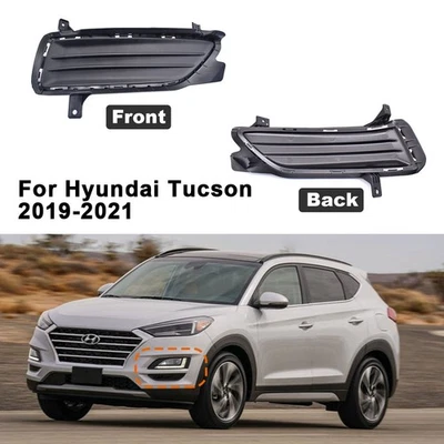 Cubierta antiniebla delantera izquierda ABS negra para Hyundai Tucson 2019 2020 2021 Foto 1 de 4