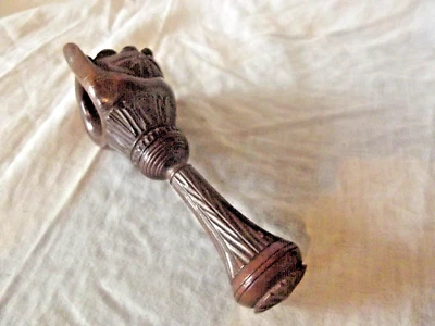 A Victorian Carved Walnut Nutcracker in the form of a Ladys Clenched Hand - Image 1 of 4