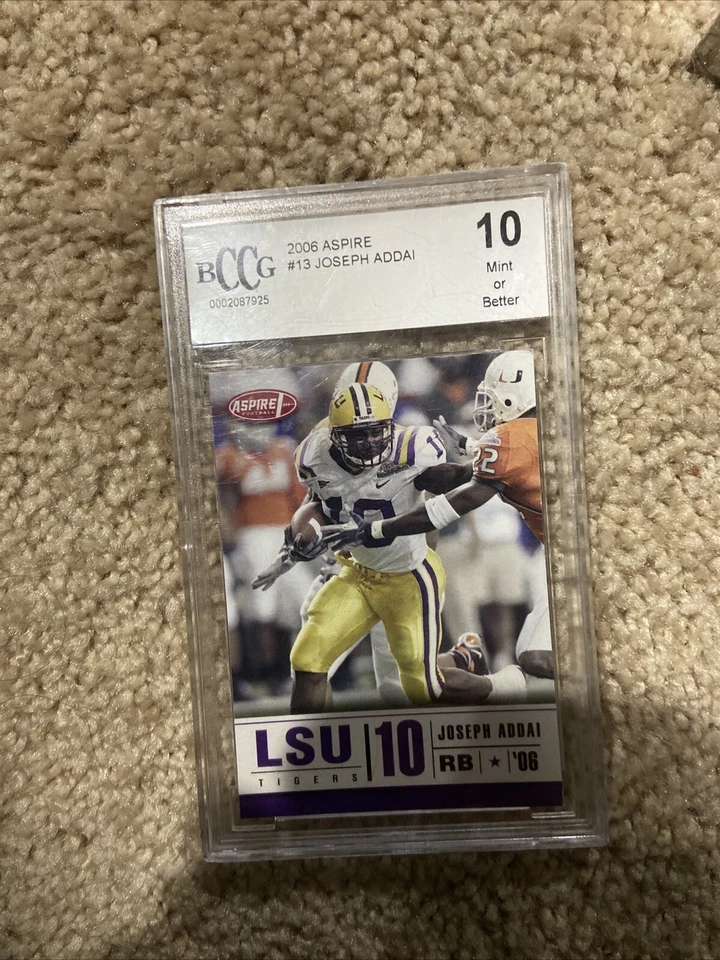 2006 SAGE Aspire - #13 Joseph Addai (RC) - Image 1 of 2