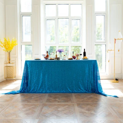 Sequin Tablecloth Square Rectangular Tablecover for Birthday Wedding Banquet - Image 1 of 4